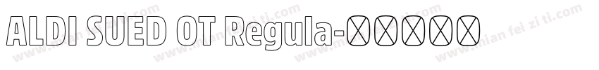 ALDI SUED OT Regula字体转换